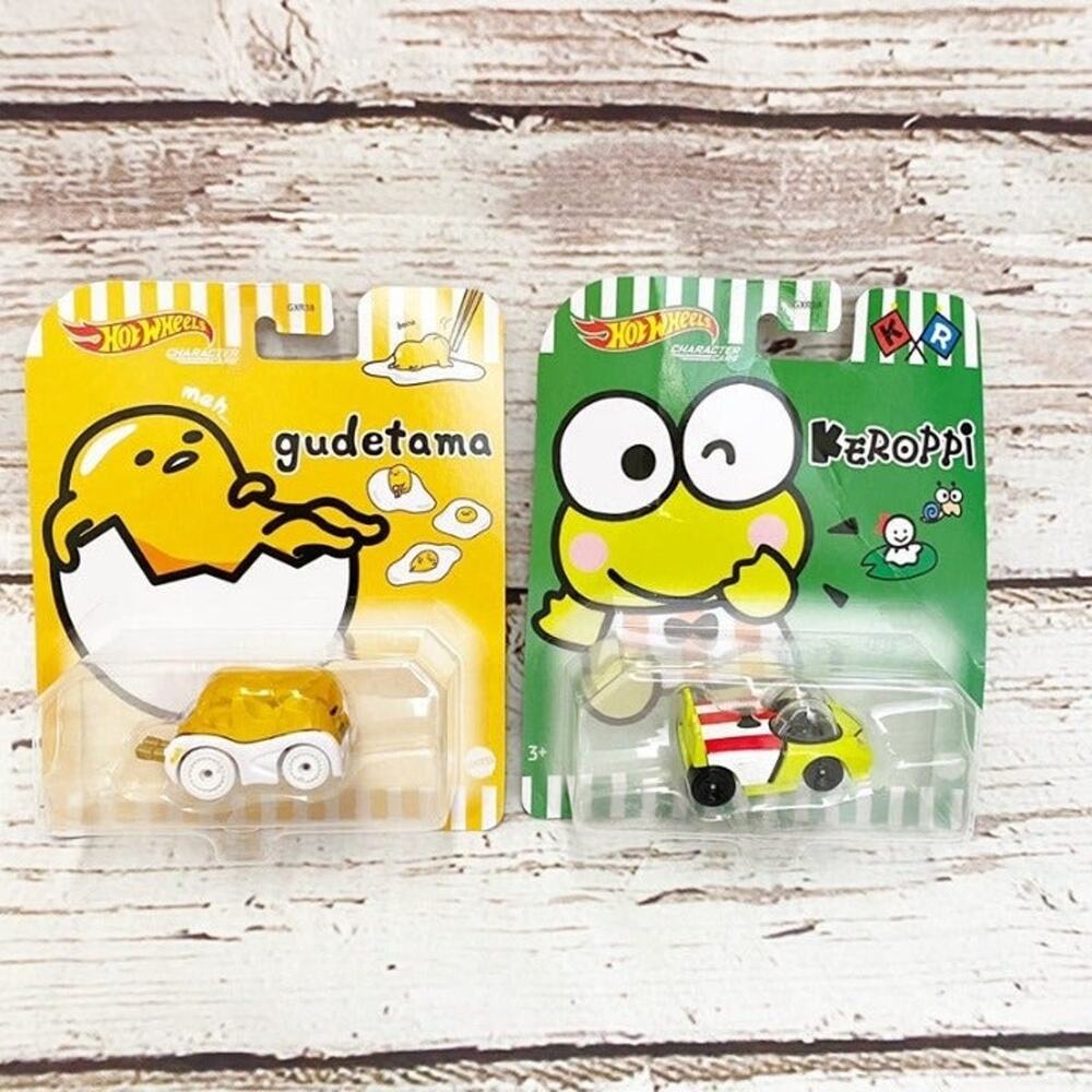 HOT WHEELS Guadetama & Keroppi Metal Diecast Cars